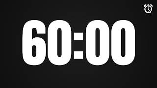 1 Hour Countdown Timer (60:00) | 60 Minute Timer | 3600 Second Clean 4K UHD | HOW TO