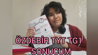 ÖZDEBİR TYT TG1 SONUCUM