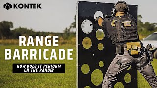 Shooting Range Test - Range Barricade \u0026 Busch PROtective AMH-2