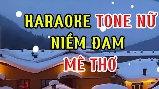 KARAOKE NIỀM ĐAM MÊ THƠ nhạc Cha Cha Cha Tone Nữ @NhacSongLynh-pw5vz