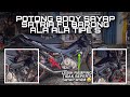 Potong body sayap satria fu barong ala ala Tipe S | satria fu barong road race | modifikasi