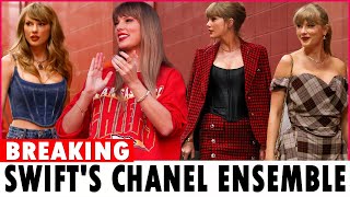 Taylor Swift’s Head-to-Toe Chanel Ensemble Is Her Chicest WAG Look Yet