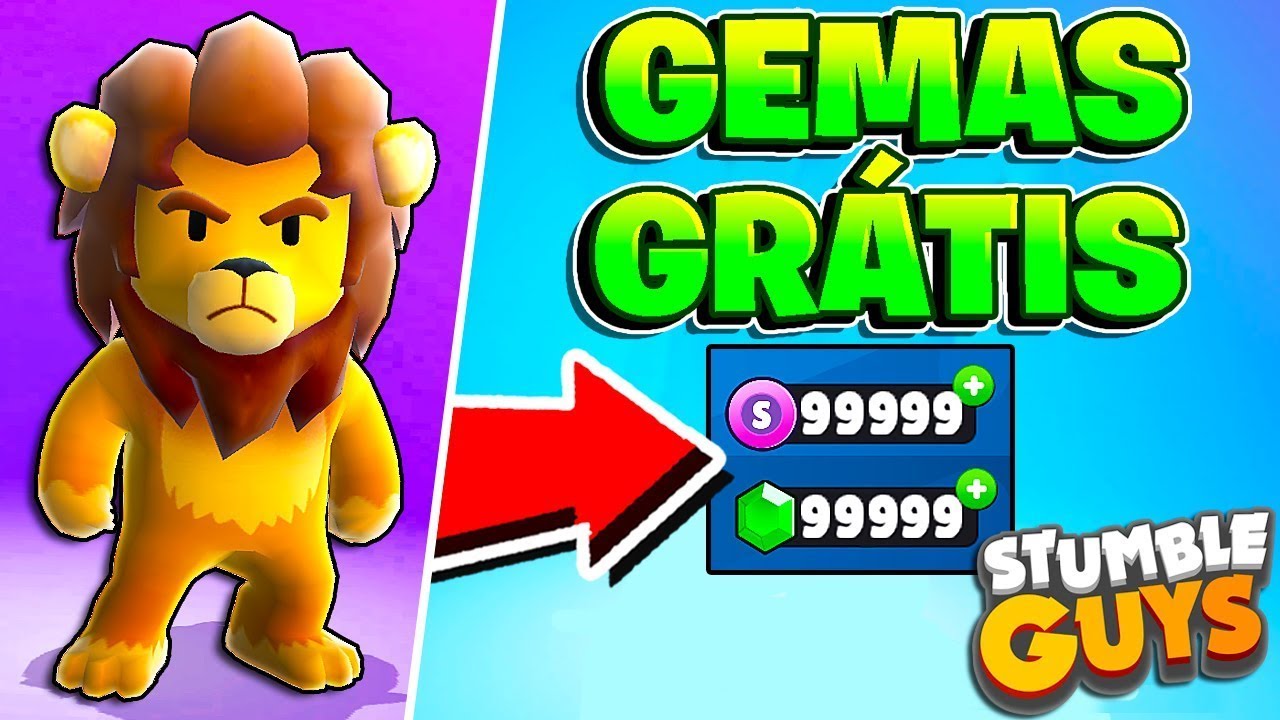 *INCRÍVEL* COMO GANHAR GEMAS INFINITAS GRÁTIS NO STUMBLE GUYS - YouTube