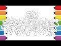 Smiling Critters Coloring Pages | Coloring Poppy Playtime Chapter 3 characters | NCS Music