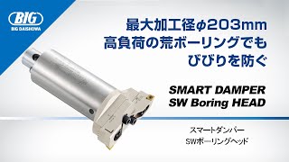 防振機構内蔵 荒ボーリングヘッド【スマートダンパーSWボーリングヘッド CKB6/7】