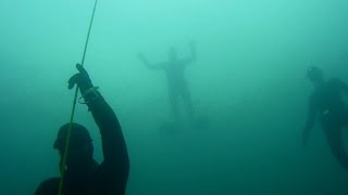 Variable Weight Freediving - double fun - Down to the darkness