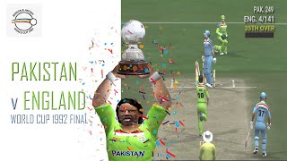 World Cup 1992 Final | Pakistan v England Highlights | EA Sports Cricket 07