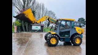 SANDERSON TL6ST 4WD TELEHANDLER *AG-SPEC* C/W PUH , BUCKET \u0026 TINES