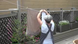 Linen care made easy! Tricia shows you how to care for your linens.