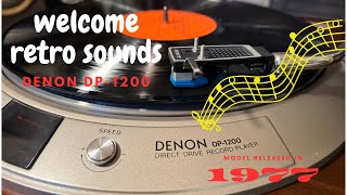 【DENON DP-1200】デノンダイレクトドライブプレイヤー動作確認【1977年モデル】