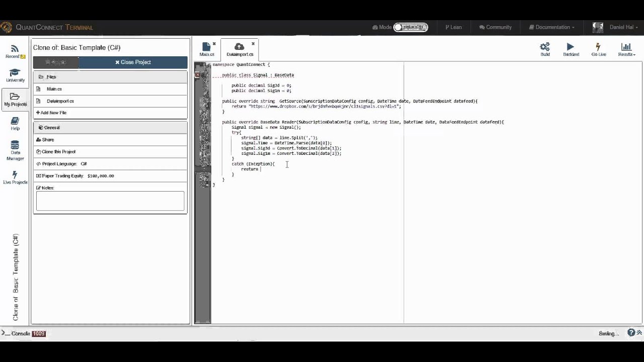 Easy Algorithmic Trading Using Quantconnect And I Know First Youtube