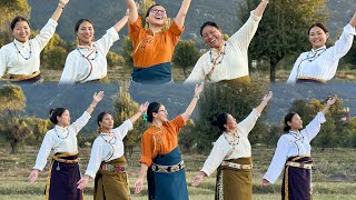 New Tibetan Amdo Dance ཨ་མདོའི་གཞས་གསར་པ།༼བཀྲ་ཤིས་ནོར་བུ་གསུམ་འཛོམས།༽ 吉祥之韻 #tibetandance