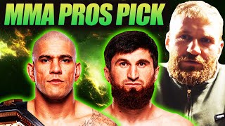 MMA Pros Pick ✅ Alex Pereira vs. Magomed Ankalaev - Part 1 👊 UFC 313