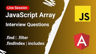 Top JavaScript Interview Questions You MUST Know (Live Discussion + Real Examples) | Array Methods