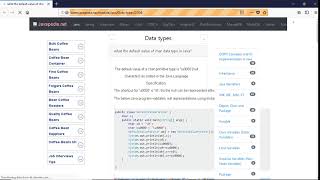 what the default value of char data type in Java? | javapedia.net