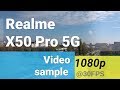 Realme X50 Pro 5G 1080p video - telephoto camera