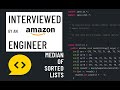 Java interview with an Amazon engineer: Median of sorted list
