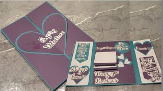 how to make an easy valentine day card ,easy diy crafts