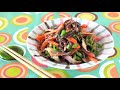 stir fried gomoku mozuku okinawan recipe もずくの五目炒め 沖縄料理レシピ