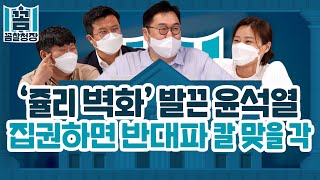 [꼼찰청장] #56-1 ‘쥴리 벽화' 발끈 윤석열집권하면 반대파 칼 맞을 각