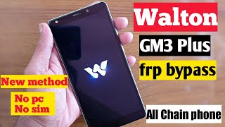 Walton GM3 plus google account remove