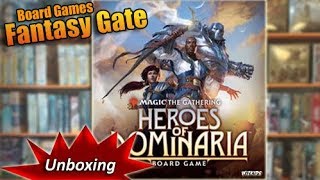 Unboxing - Heroes of Dominaria Board Game - Boardgame Brettspiel