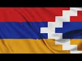 Artsakh or Republic of Artsakh Flag Waving Animation / free 4k stock footage