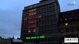 Projekt P.I.W.O. Light Show WOŚP 2012 pokaz 1