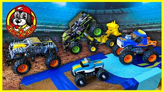 Monster Jam Toys - LEGO Technic Grave Digger, Max-D & LEGO CITY Monster Truck (Unboxing & Challenge)