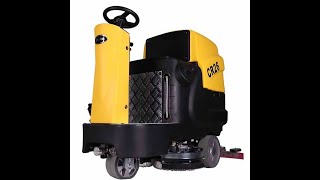 CR26 Ride-On Industrial Floor Scrubber | Floor Cleaning Machine | 26-inch cleaning path