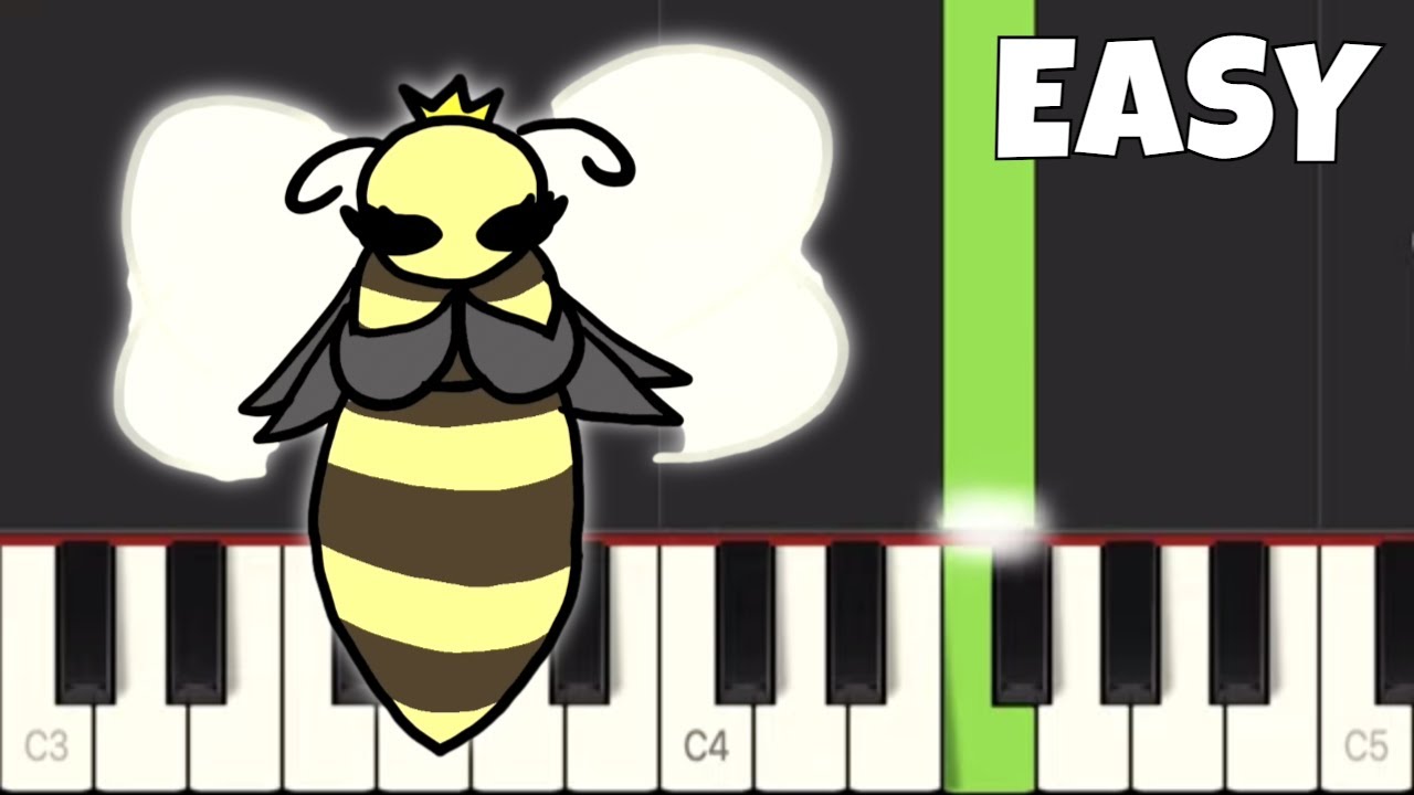 Sweet Little Bumble Bee - EASY Piano Tutorial - Bambee - YouTube