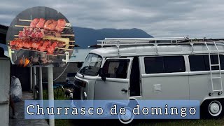 Churras no Ribeirão(E teve pesca)- Kombi Maré