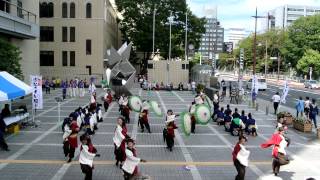 お茶ノ子祭々さん＠おだっくい祭り２０１２　葵区役所演舞