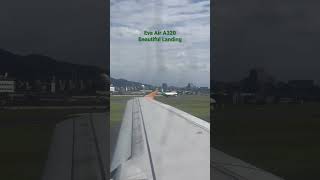 Eva Air A320 Perfect Landing - Taipei Songshan Airport #airbus #planespotting #boeing #a320 #plane