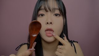 ASMR Eating You Alive with Wooden Spoon (goofy whisper~)