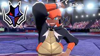 VS Leader Raihan and Other Trainer in GYM 8 - Pokemon Sword and Shield