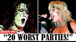 20 WORST Parties In Rock History, this is shocking!