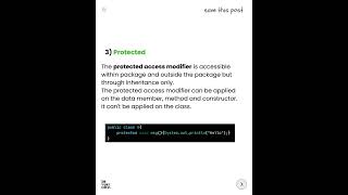 #34 Core Java - Access Modifiers - Private , default , protected , public