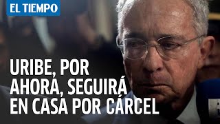 Uribe seguirá detenido mientras Corte evalúa qué ley aplica en su caso