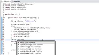Java - I/O - Filewriter