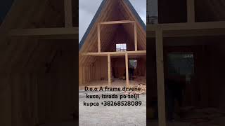 A frame drvene kuce vikendice bungalovi montazne kuce brvnare +38268528089