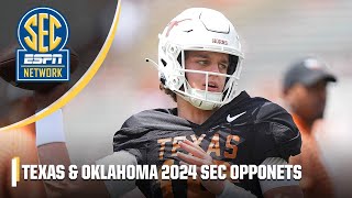 Texas & Oklahoma 2024 SEC opponents REVEALED | ESPN College Football