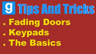 Garrys Mod | DarkRP | Fading Doors | Keypads | The Basics | Tutorial #1