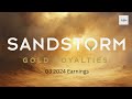 sandstorm gold q3 2024 earnings u0026 outlook