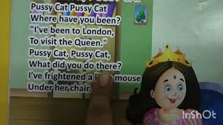 English Medium Pre - primary Jr. K.G Rhymes Pussy Cat , Pussy Cat