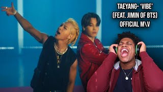 TAEYANG - 'VIBE (feat. Jimin of BTS)' M/V REACTION..INSTANT CLASSIC...