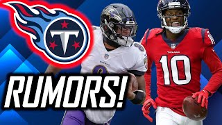 RUMORS: Lamar Jackson or DeAndre Hopkins to the Tennessee Titans?