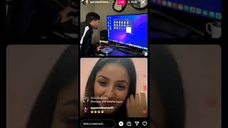 SUNRISE - Guru Randhawa, Shehnaaz Gill New Song Few lines first time from today's Instagram Live
