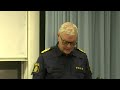 swedish police hold press conference two days after deadly shooting – watch live