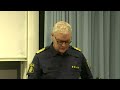 swedish police hold press conference two days after deadly shooting – watch live